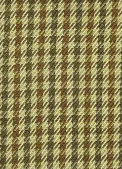 Rothchild Twill Check Khaki Laura Kiran Fabric