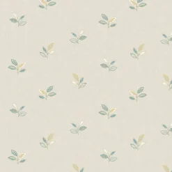 Sage Hill Leigh Yellow Leaf Wallpaper