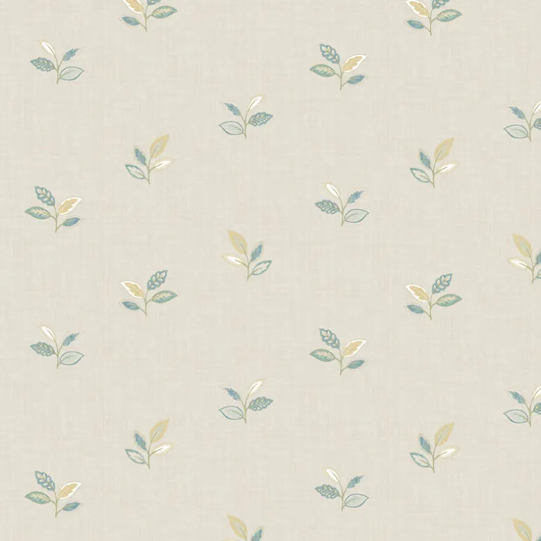Sage Hill Leigh Yellow Leaf Wallpaper