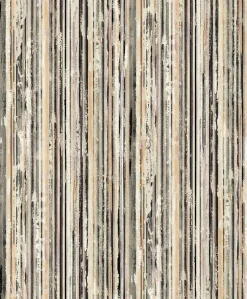 Savanna Multicolor Stripe Wallpaper