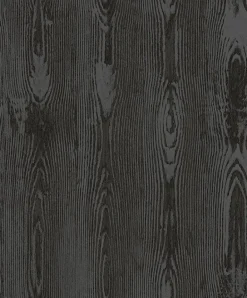 2959-SDM2010 Jaxson Metallic Faux Wood Wallpaper
