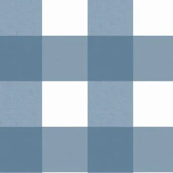Selah Blue Gingham Wallpaper