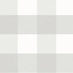 Selah Light Grey Gingham Wallpaper