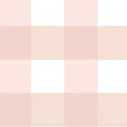 Selah Light Pink Gingham Wallpaper