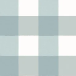 Selah Teal Gingham Wallpaper