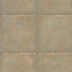 Sheet Metal Turquoise Rivets Wallpaper