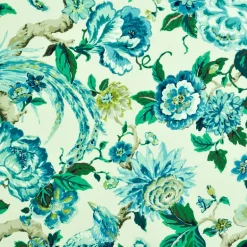 Sissinghurst Peacock P/Kaufmann Fabric