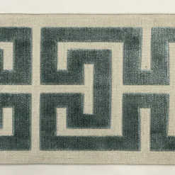 Skyrise Teal 7 inch Velvet Europatex Tape Trim