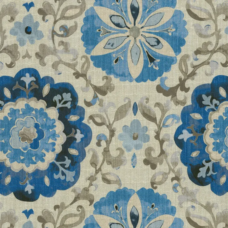 Soumak Suzani 410331 Lapis PKL Studio Waverly Fabric