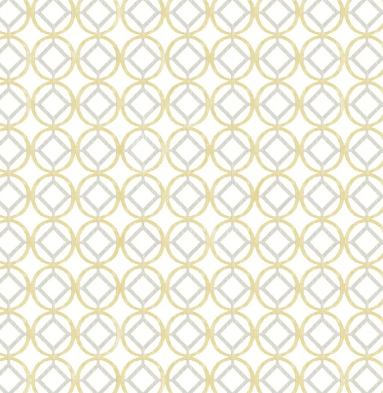 Star Bay Gold Geometric Wallpaper