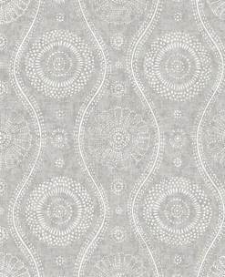 Sterling Painterly Wallpaper