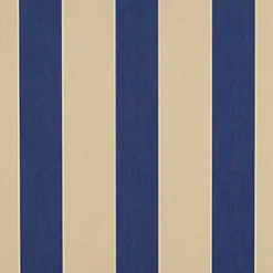 Subr 46" 4921 Mediterranean/Canvas Block Stripe Fabric
