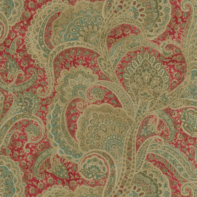 Sultan's Paisley 409260 Cerise PKL Studio Fabric