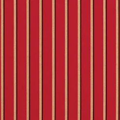 Sunbr Furn Stripes Harwood 5603 Crimson Fabric