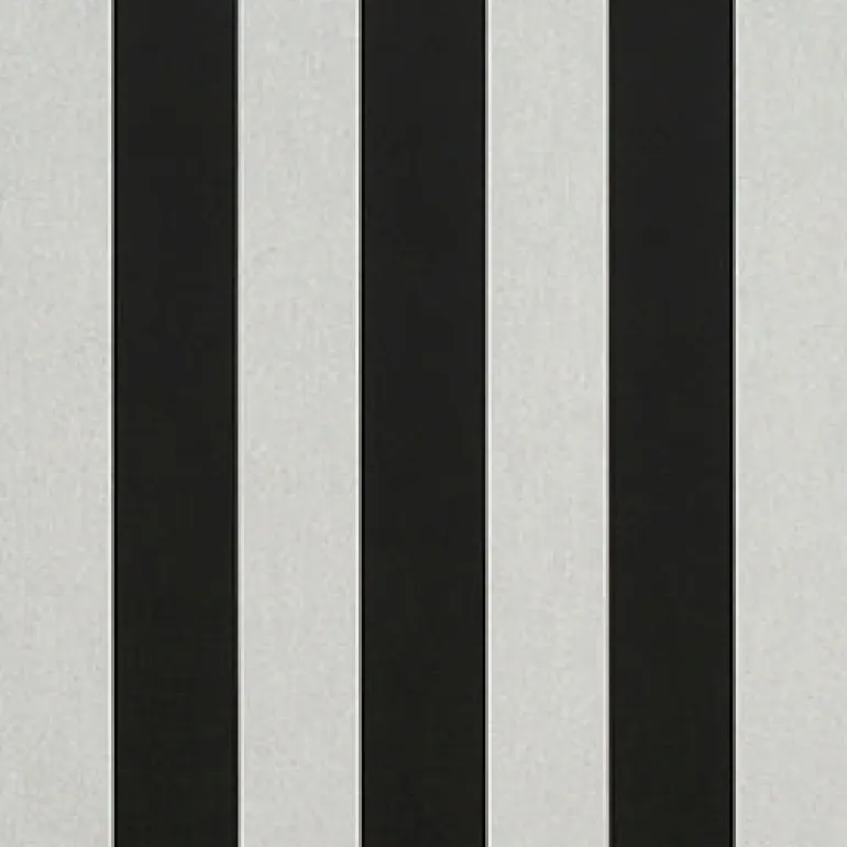 Sunbr 46" 5704 Black/White 6 Bar Fabric