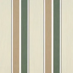 Sunbr 46" 4959 Fern/Heather Beige Block Stripe Fabric