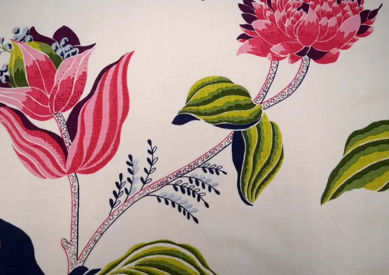 Sylvie Fuchsia Covington Fabric