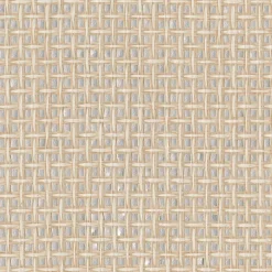 Tai Xi Cream Grasscloth Wallpaper