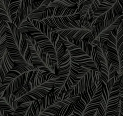 TC2712 Black Rainforest Canopy Wallpaper
