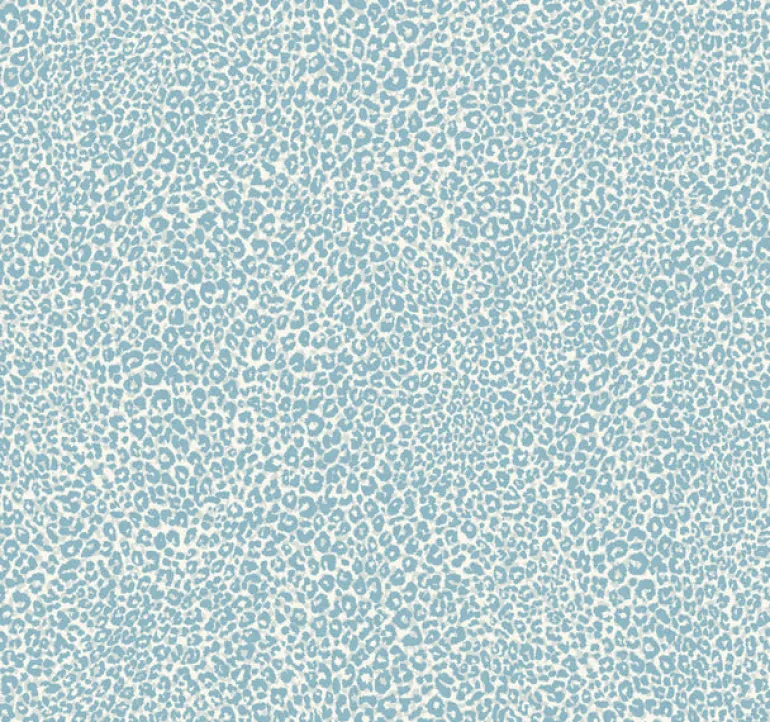 TC2685 Blue Leopard King Wallpaper
