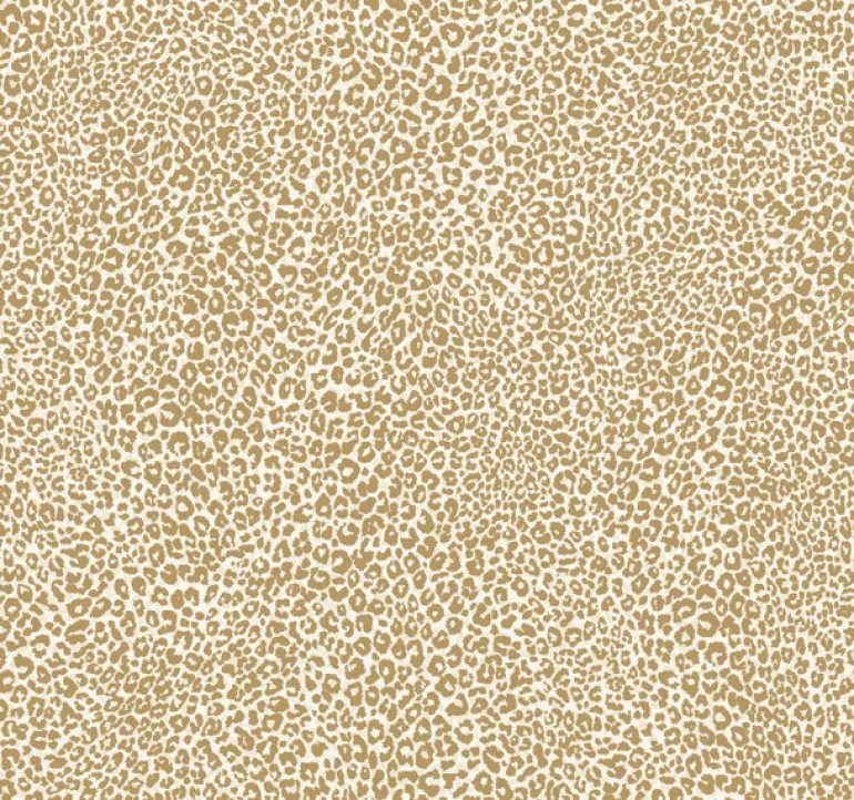TC2681 Gold Leopard King Wallpaper