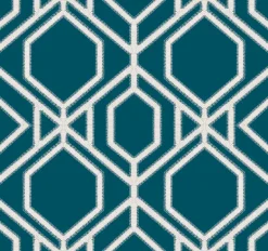 TC2633 Navy Sawgrass Trellis Wallpaper