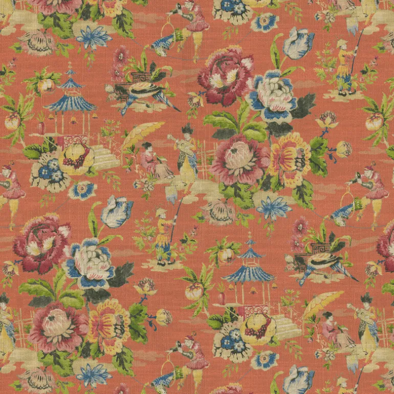 Travel Diary Flamingo P/K Lifestyles Fabric