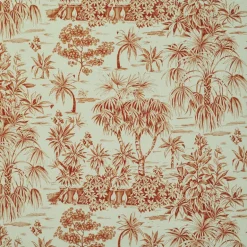 Turks Toile Sienna P/Kaufmann Fabric