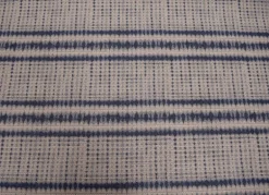Ume Indigo Crypton Geometric Ikat Stripe Fabric
