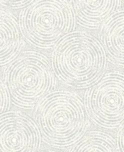 Vatten Grey Shibori Wallpaper