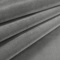 Velvet Upholstery Fabric Como 943 Grey Cloud