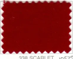 Velvet Upholstery Fabric Como 338 Scarlet