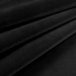 Velvet Upholstery Fabric Como 100 Black