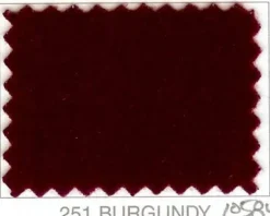 Velvet Upholstery Fabric Como 251 Burgundy