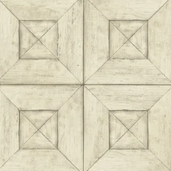 Verity Cream Wood Wallpaper