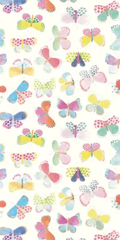 White Butterflies In My Stomach Wall Mural