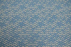 Wiggle Cerulean Milliken Outdoor Fabric