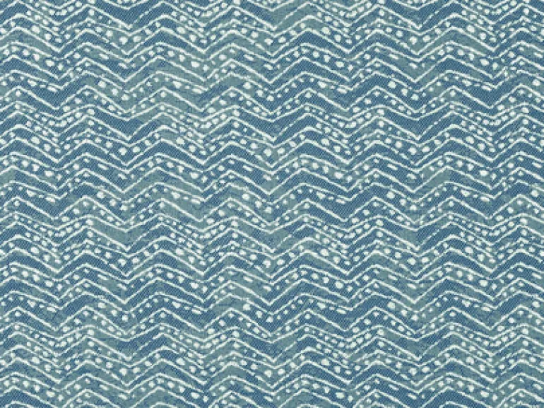 Ziggy Batik Blue Covington Fabric